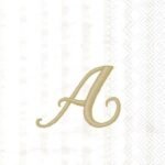Ideal Home Range Monogram Guest Towel Napkins