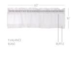 White Farmhouse Valance - Image 2