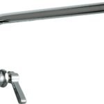 Chrome Wall-Mounted Kitchen Faucet