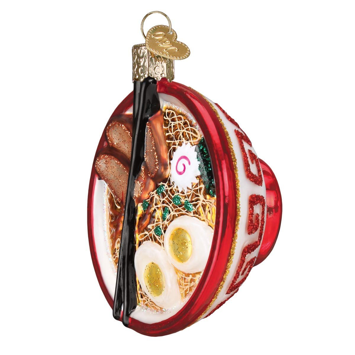 614qmI0F1yL.jpg Ramen Glass Ornament - Image 1