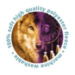 Wolf Dreamcatcher Fleece Blanket - Image 5