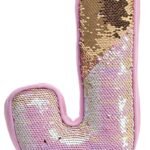 Iscream Sequin Initial Pillow