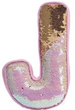 Iscream Sequin Initial Pillow