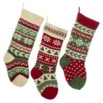 Kurt Adler Knit Stocking Set