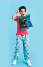 iscream T-Rex Chenille Pillow - Image 2
