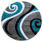 Masada Rugs Sophia Contemporary Round Rug