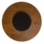 Rustic Cherry Wood Lazy Susan - Image 3