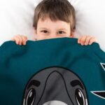 San Jose Sharks Plush Blanket - Image 5