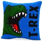 iscream T-Rex Chenille Pillow - Image 3