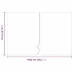 vidaXL HDPE Root Barrier - Image 3