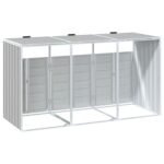 vidaXL Triple Wheelie Bin Storage - Image 8