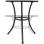 vidaXL 60cm Mosaic Bistro Table - Image 4