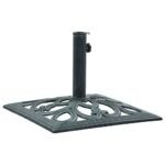 vidaXL 12kg Cast Iron Umbrella Base