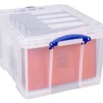 2X Clear 42L Storage Box
