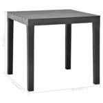 vidaXL Outdoor Dining Table - Image 2