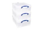 Really Useful 21L Storage 3-Pack