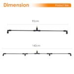 4-Nozzle Poly Boom Wand 3/8-Inch - Image 2