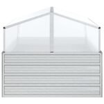 vidaXL Metal Raised Bed Greenhouse - Image 6