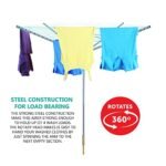 WALGREEN 50m Rotary Washing Line 4-Arm - Image 4