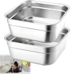Stainless Steel Bowl & Strainer