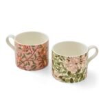 Portmeirion Morris & Co. Fruit Honeysuckle Mugs