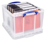 2X Clear 42L Storage Box - Image 2