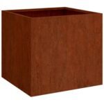 vidaXL Corten Steel Raised Planter