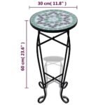 vidaXL Mosaic Balcony Side Table - Image 3