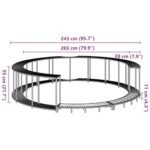 vidaXL Hot Tub Surround with Storage - Image 4