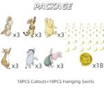 Winnie Pooh Baby Shower Swirl Decorations - Image 2