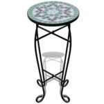 vidaXL Mosaic Balcony Side Table
