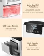 Quiet Home Dehumidifier 2300ml - Image 6