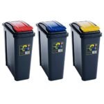 Wham 25L Slimline Recycling Bin Set