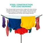 WALGREEN 50m Rotary Washing Line 4-Arm - Image 5