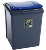 3-Pack 50L Plastic Recycling Bins - Image 3