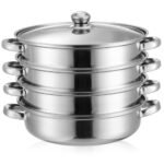 DOITOOL 28cm 4-Tier Steam Pot
