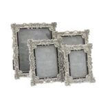 Antique Silver Floral 8x10 Photo Frame - Image 5