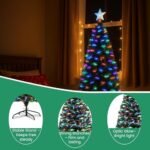 Pre-Lit Color Changing Fiber Optic Tree - Image 6