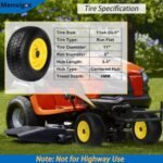 Flat Free 11x4.00-5 Mower Tires - Image 5