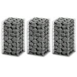 vidaXL Galvanized Steel Gabion Set
