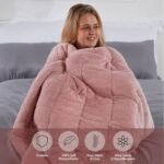 Brentfords Teddy Fleece Weighted Blanket - Image 3