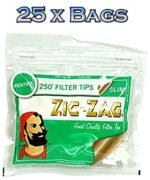 ZIG ZAG Menthol Slim Filter Tips