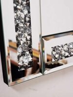 40x60cm Rectangle Jewel Wall Mirror - Image 3