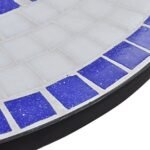 vidaXL 60cm Mosaic Bistro Table - Image 7