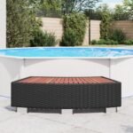 vidaXL PE Rattan Eucalyptus Spa Step - Image 8