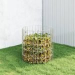 vidaXL Galvanised Steel Garden Composter - Image 2