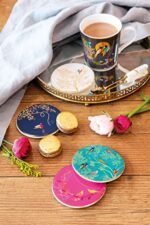 Sara Miller London 4-Piece Coaster Set - Image 3