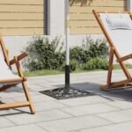 vidaXL 12kg Cast Iron Umbrella Base - Image 2