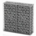vidaXL Galvanised Gabion 100x100x30cm