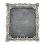 Antique Silver Floral 8x10 Photo Frame - Image 2